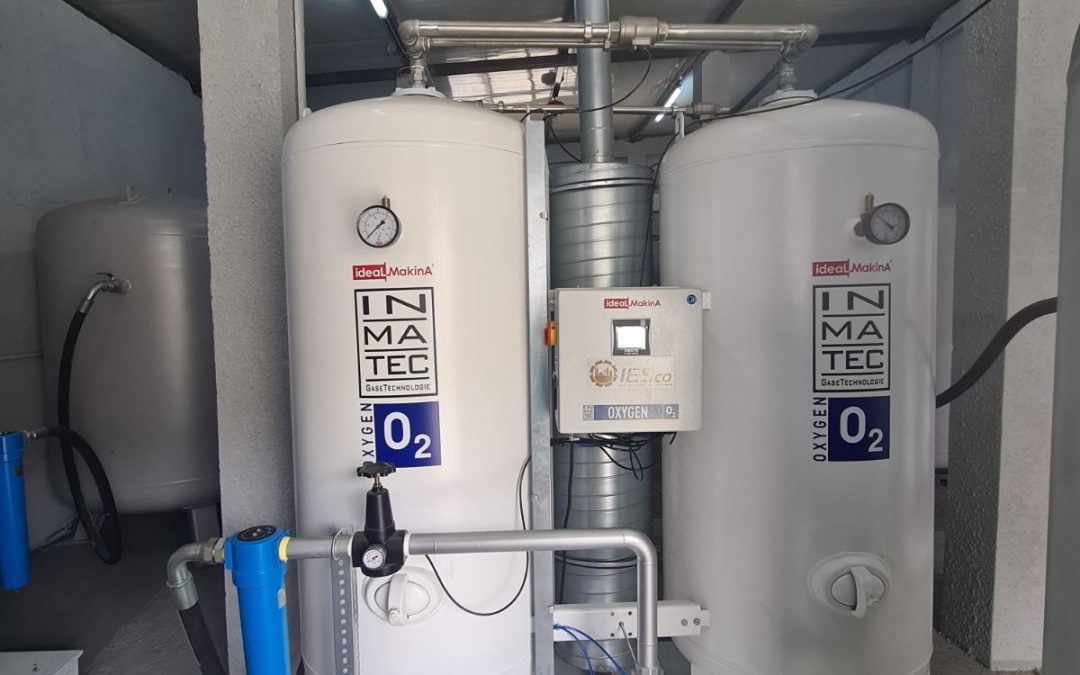 Oxygen generators at the Republican Hospital, Batumi