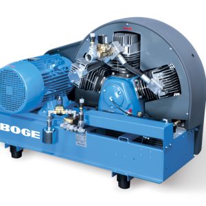 BOGE SRHV booster — high-pressure piston compressor up to 40 bar